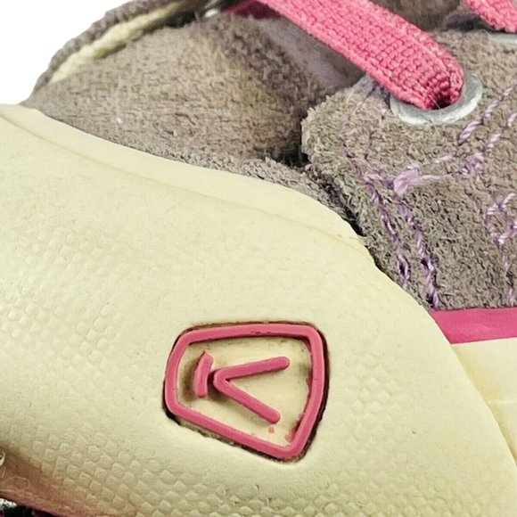 Keen Coronado High Top Pink Purple Suede Sneaker Shoes SZ 4 Toddler Non Marking - Picture 11 of 12